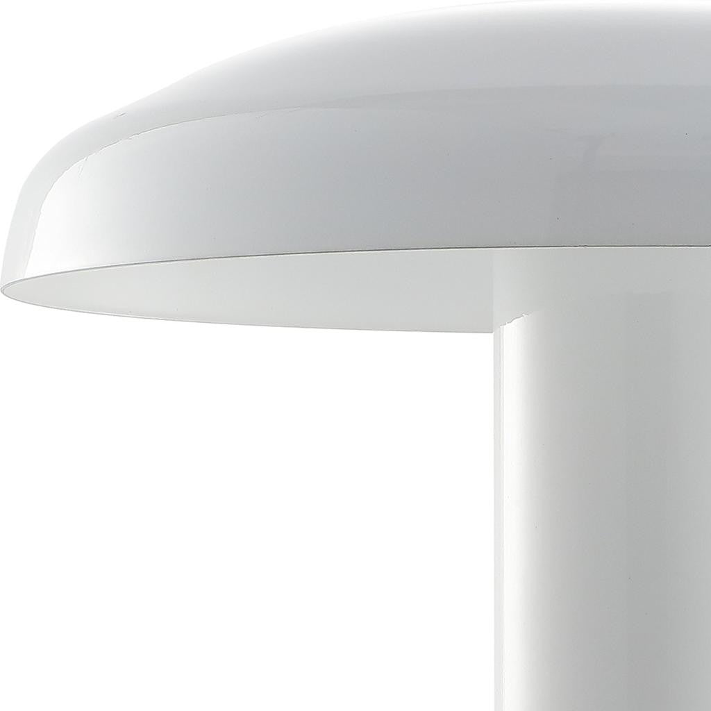 11" White Novelty USB Table Lamp LED With Globe Shade